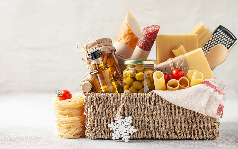 Cheese gift basket