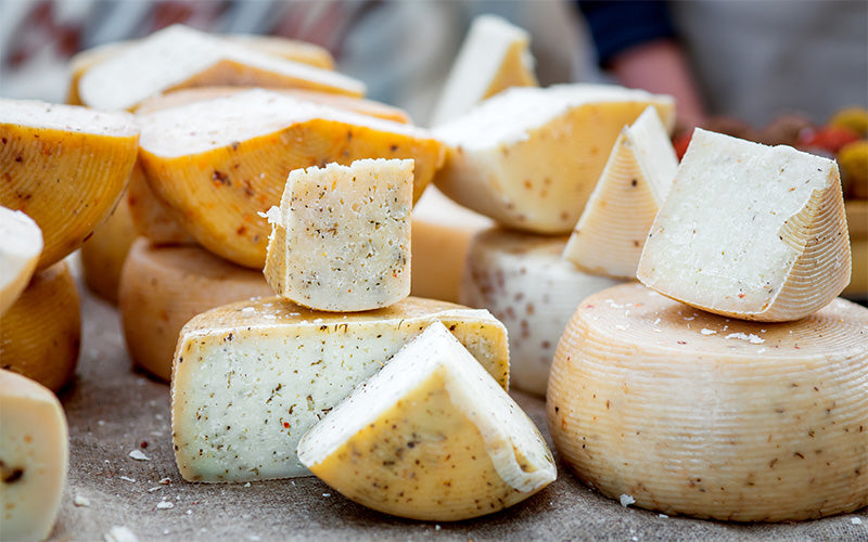 Varieties of goat cheese