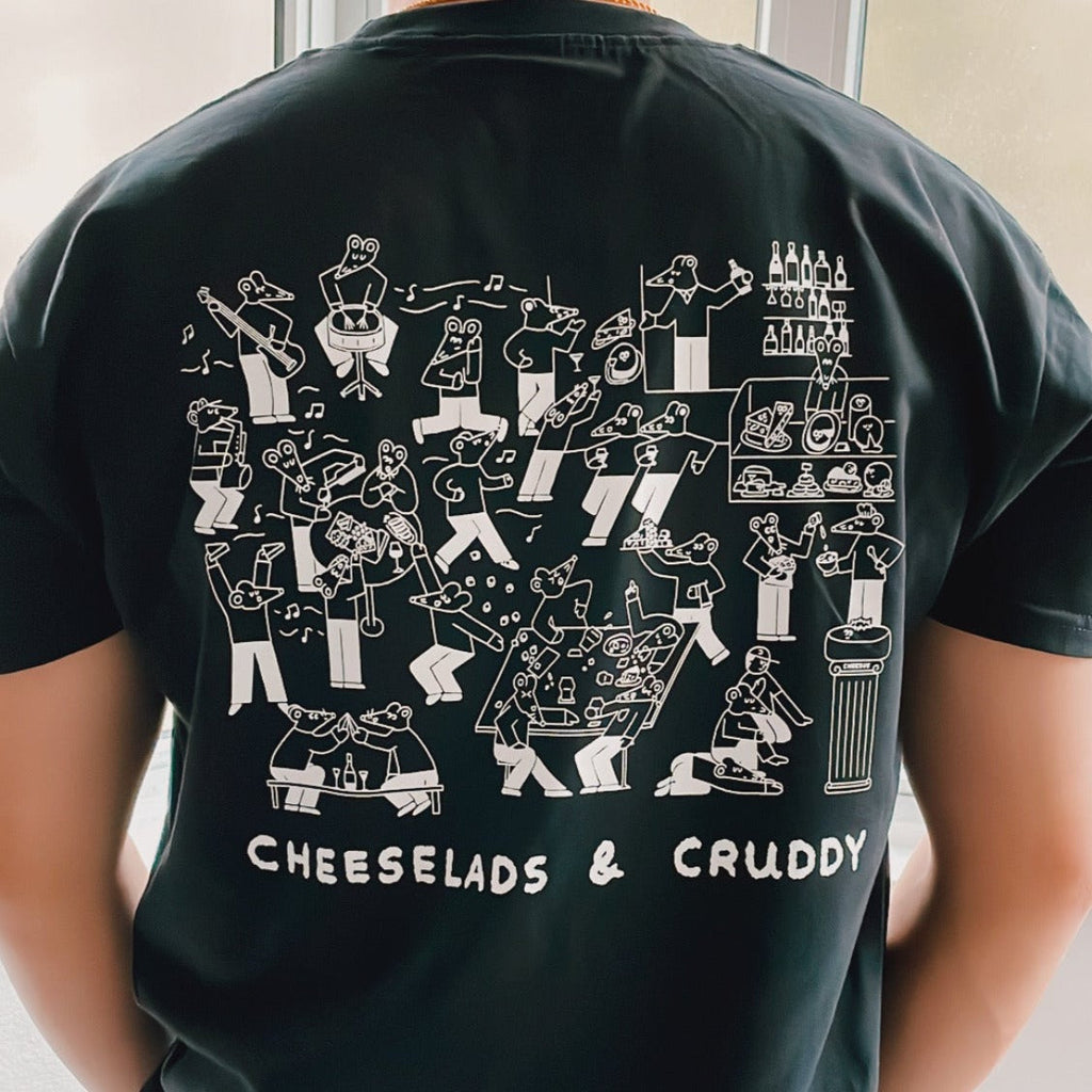 Cruddy X Cheeselads T-shirt (XL)