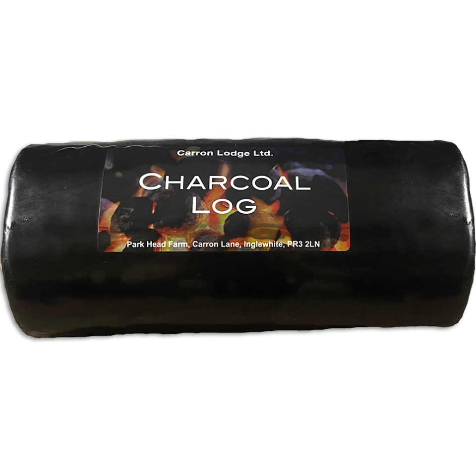Charcoal Cheddar Log 200g